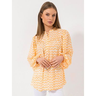 Thumbnail - STEFFEN SCHRAUT Bluse, 1/1-Arm mit Gummizug lange Knopfleiste leger weit