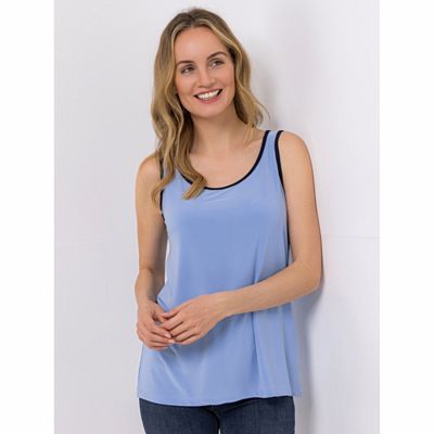 KIM & CO. Top Brazil Knit Jersey Kontrastpiping figurumspielend