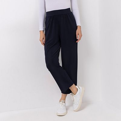 KIM & CO. Hose, 7/8-Länge Deluxe Brazil Knit Eingrifftaschen gerades Bein