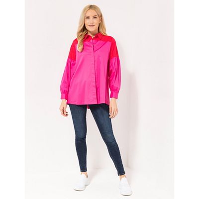 Thumbnail - ICONIC by Marina Hoermanseder Longbluse, 1/1 Arm mit Schnallendetail leger weit