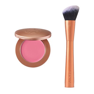 Thumbnail - YENSA Super Serum Silk Cream Blush mit Pinsel 6g