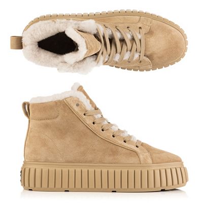 Thumbnail - STEFFEN SCHRAUT by Kennel & Schmenger Damen-Hightop Sneaker Lammfell Reißverschluss innen