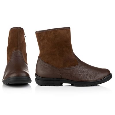 VITAFORM Herren-Stiefel echt Leder Lammfell gefüttert Sohle Hendrick