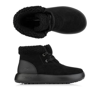 SKECHERS Damen-Stiefelette Arch Fit Horizon gefüttert Wildleder