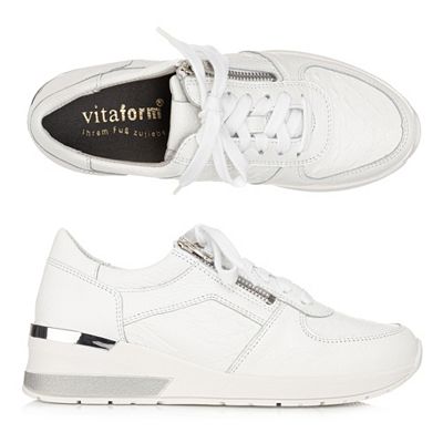 VITAFORM Damen-Sneaker Nappaleder Prägung Sohle Nina