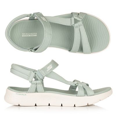 SKECHERS Damen-Sandale Go Walk Flex-Sublime Goga Mat®- Fußbett ULTRA GO® Dämpfung