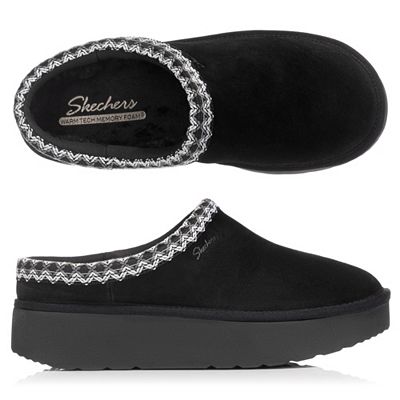 SKECHERS Damen-Clog Keep Cozy Cascade Wildleder gefüttert