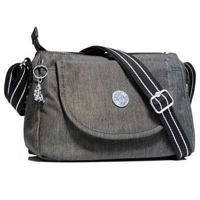 KIPLING® Umhängetasche Karli Sicherheitsfach Jeans-Optik