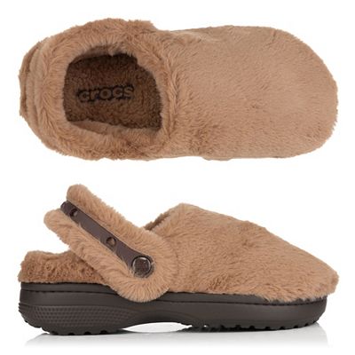 Thumbnail - CROCS™ Unisex- Clog Classic Unfurgettable Kunstfell Ultarleicht
