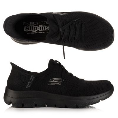 SKECHERS Damen-Slipper Summits- New Daily Stretch Strick Hands Free Slip-ins®
