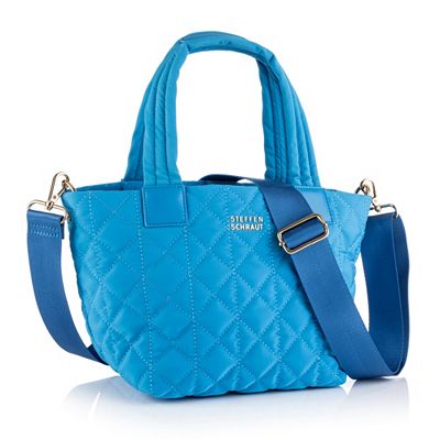 STEFFEN SCHRAUT Henkeltasche Nylon gesteppt diverse Fächer abnehmbarer Riemen