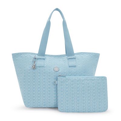 KIPLING® Medium-Shopper Raaja Jeans-Optik Münz-Logo