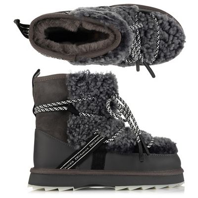 EMU Australia Damen-Stiefel Blurred Teddy Schafsfell gefüttert