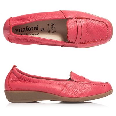 Thumbnail - VITAFORM Damen-Mokassin Hirschleder Shock-Absorber Sohle Hilka