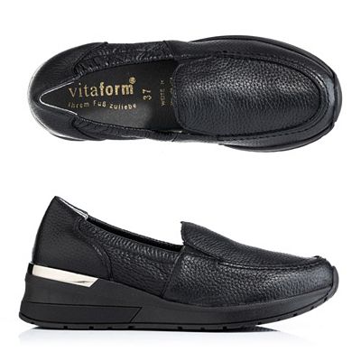 VITAFORM Damen-Slipper Hirschleder Shock Absorber Sohle Nina