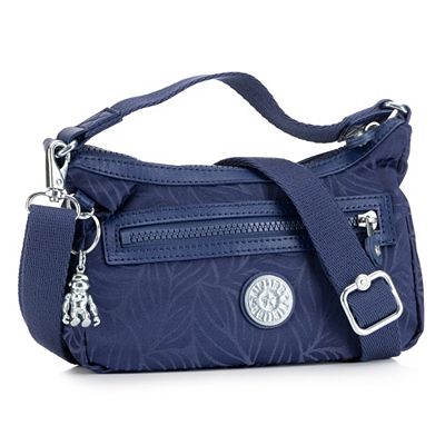 KIPLING® Mini-Umhängetasche Kalli Jacquard-Optik Blätter-Dessin