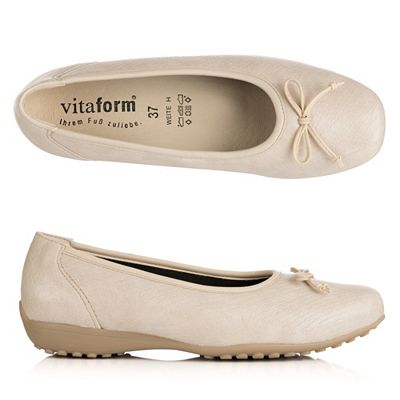 Thumbnail - VITAFORM Ballerina Stretchmaterial Struktur-Optik Sohle Hanne