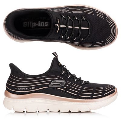 Thumbnail - SKECHERS Damen-Slipper Summits Plus Glitzer 3D-Druck Hands Free Slip-ins®