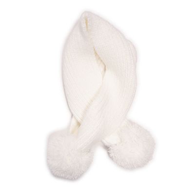 MUK LUKs Damen-Schal Pom Pons ca. 61cm lang