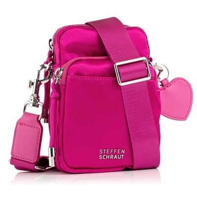 STEFFEN SCHRAUT Crossbody Tasche Nylon silberne Hardware diverse Fächer
