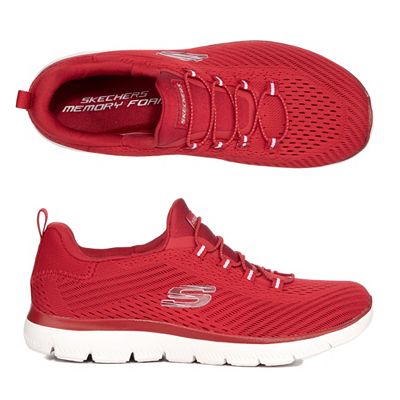 SKECHERS Damen-Sneaker Summits Bungeeschnürung Memory Foam