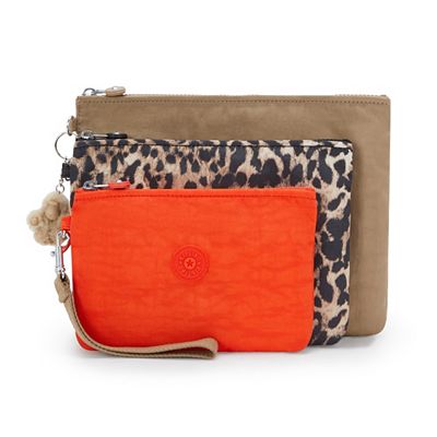 KIPLING® Kosmetiktaschen Iaka L Wristlet 3tlg. Set Reißverschluss