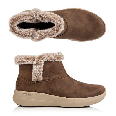 SKECHERS Damen-Stiefelette Go Walk Stability Materialmix Air-Cooled Goga Mat™