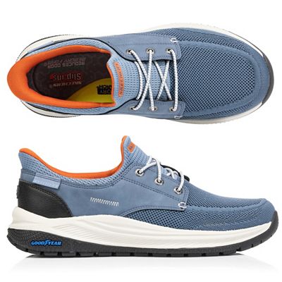 SKECHERS Herren-Halbschuh Meroe Alden Materialmix Hands Free Slip-ins®