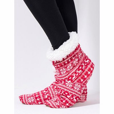 Thumbnail - MUK LUKs Stopper-Socken Umschlag weich gefüttert Teddy Plüsch