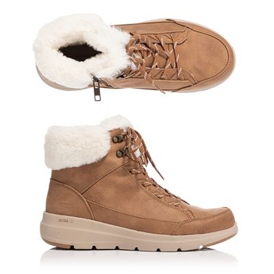 SKECHERS Damen-Stiefelette On the Go Glacial Materialmix Goga Mat Technologie