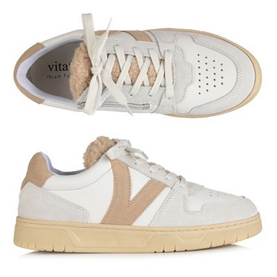 Thumbnail - VITAFORM Damen-Sneaker echt Leder Teddyfellzunge Sohle Marla