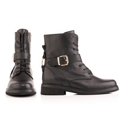 STEFFEN SCHRAUT Damen-Stiefel Nappa-Leder Schnallen Made in Portugal