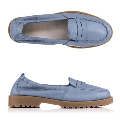 VITAFORM Damen- Slipper Hirschleder Trense Sohle Tara