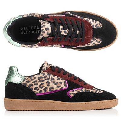 Thumbnail - STEFFEN SCHRAUT Damen-Sneaker Wildleder Metallic- Optik Made in Portugal