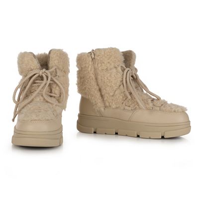 Thumbnail - VITAFORM Damen-Stiefelette Nappaleder Teddyfell Sohle Carlotta