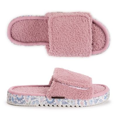Thumbnail - MUK LUKs Damen Hausschuh/ Wellness Pantolette Frottee waschbar