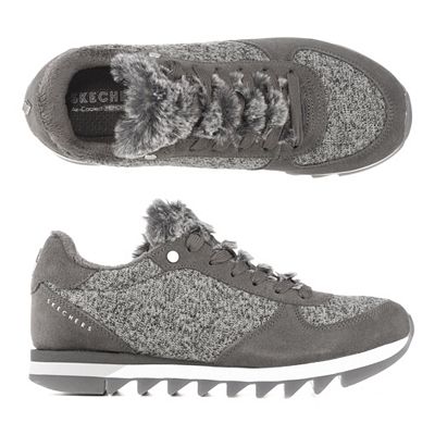 SKECHERS Damen-Sneaker Venus-QVC exklusiv Strick-Optik Memory Foam