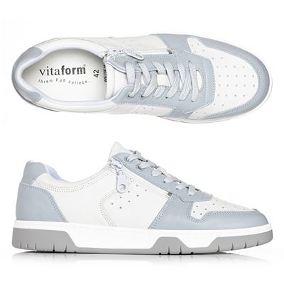 VITAFORM Herren-Sneaker Softnappaleder Reißverschluss Sohle Marla