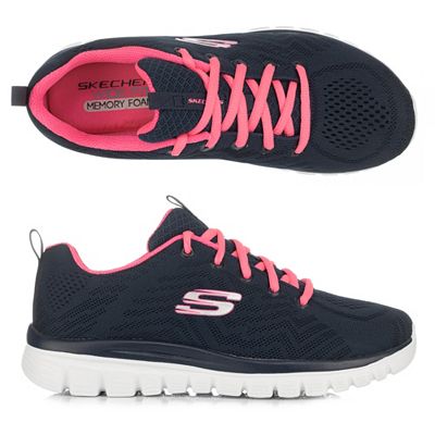 SKECHERS Damen-Sneaker Graceful Mesh Memory Foam