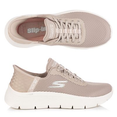 SKECHERS Damen-Sneaker Go Walk® Flex atmungsaktives Mesh Hands Free Slip-ins™