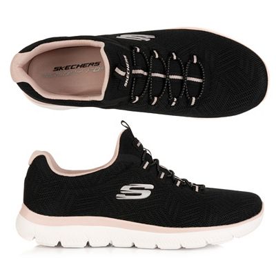 SKECHERS Damen-Slipper Summits-Artistry Chic geometrisches Mesh Memory Foam™