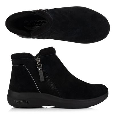 SKECHERS Damen-Stiefelette Arch Fit Ease seitl. Reißverschluss wasserdicht