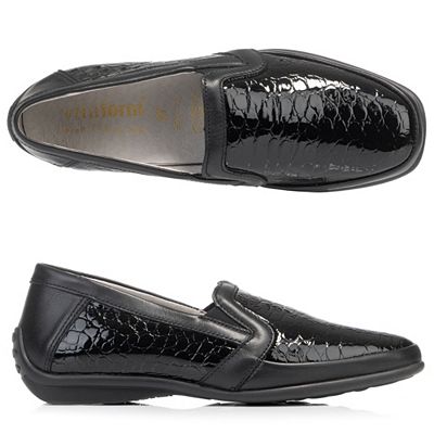 Thumbnail - VITAFORM Damen- Slipper Leder/ Stretch Struktur- Optik Sohle Hanne