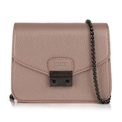 STEFFEN SCHRAUT Damen- Umhängetasche Ketten-Trageriemen div. Fächer Metallic-Optik