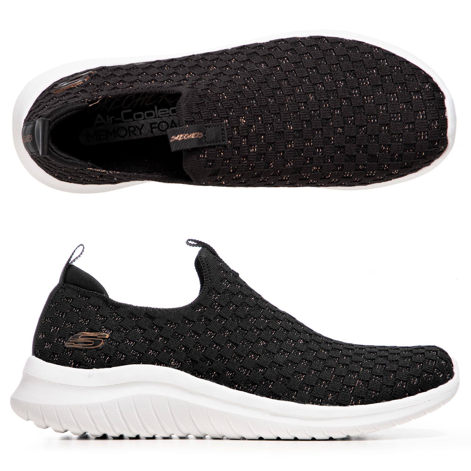 SKECHERS Damen-Slipper Ultra Flex 2.0 Textil&Mesh Memory Foam - QVC.de