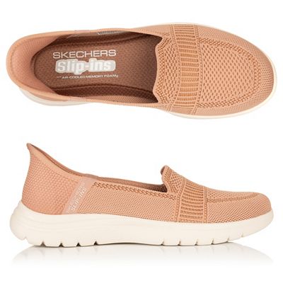 SKECHERS Damen-Ballerina On-the-Go Flex Strick Hands Free Slip-Ins®