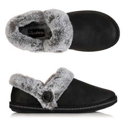 Thumbnail - SKECHERS Damen-Hausschuh Cozy Campfire Materialmix Memory Foam