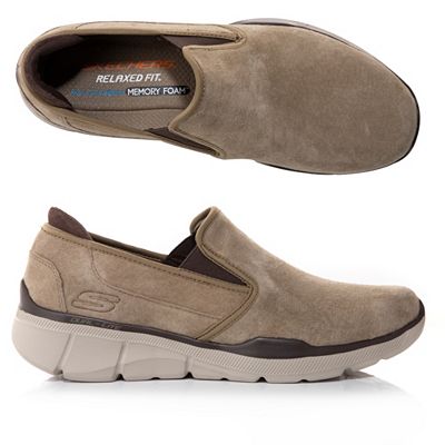 Thumbnail - SKECHERS Herren-Slipper Equalizer 3.0 Nubuckleder Memory Foam
