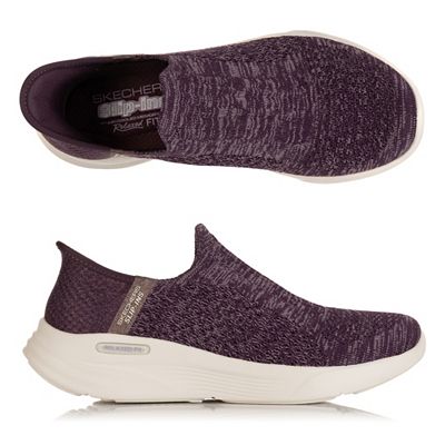 SKECHERS Damen-Slipper Relaxed Fit Sport Strick Hands Free Slip-ins®