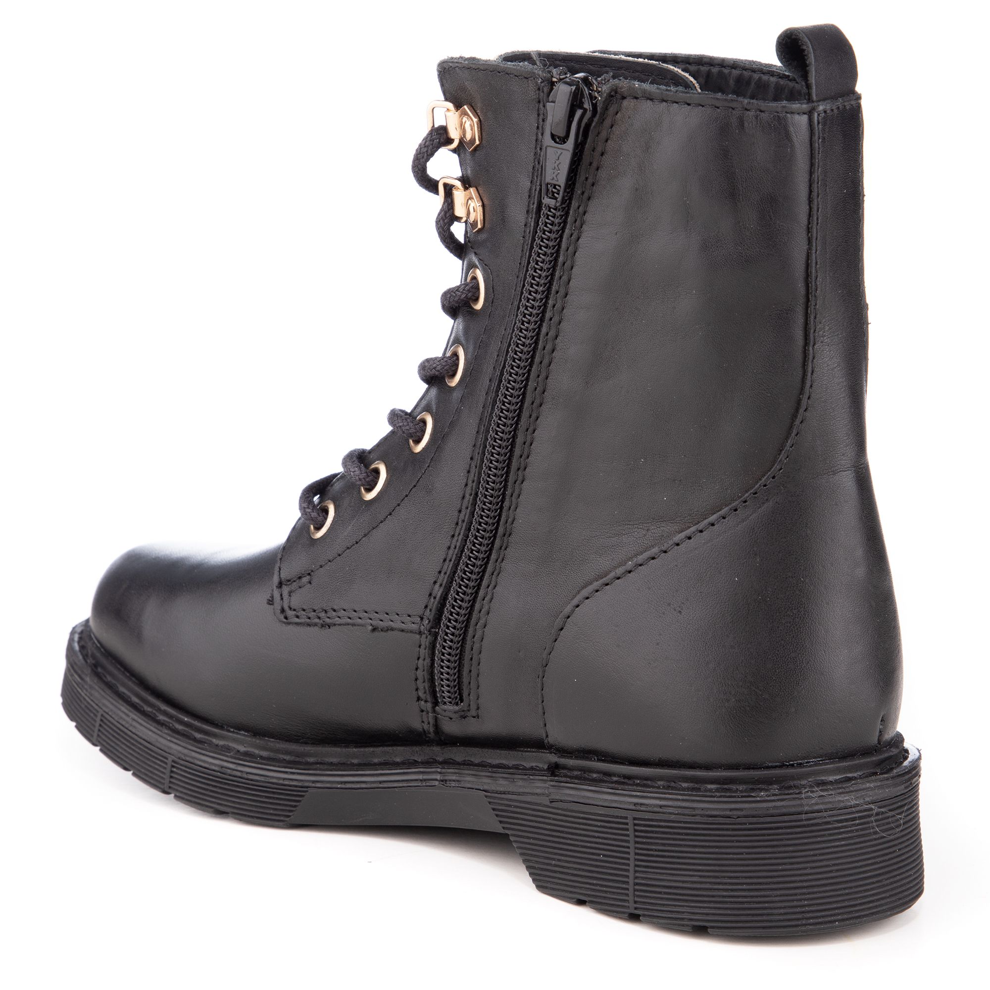 DREAM PAIRS Mid-Calf Stiefel Damen - Schnürstiefel Mit Reißverschluss